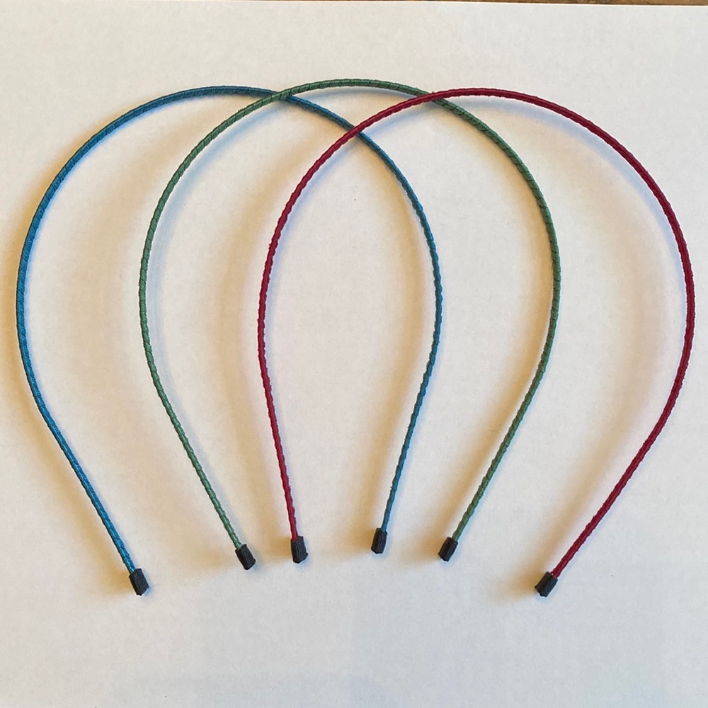 Grosgrain Ribbon Headbands - Set of 3